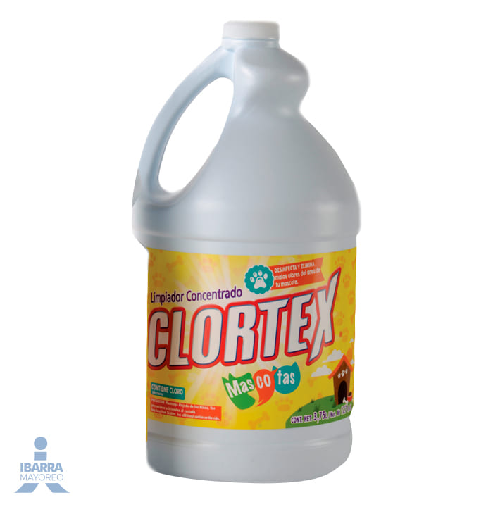 Clortex Blanqueador Clortex Mascotas 3.75 L – Mayorista Ibarra