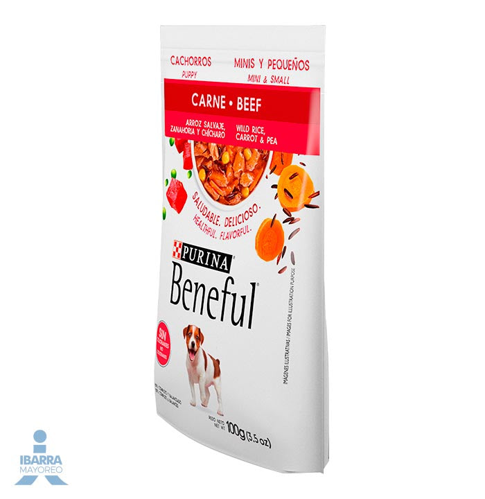 Beneful alimento húmedo cachorros minis carne 100 g