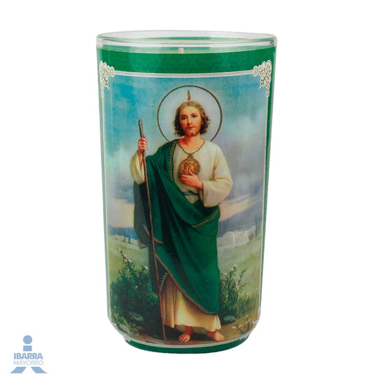 Veladora Luz Eterna San Judas Tadeo Chelero