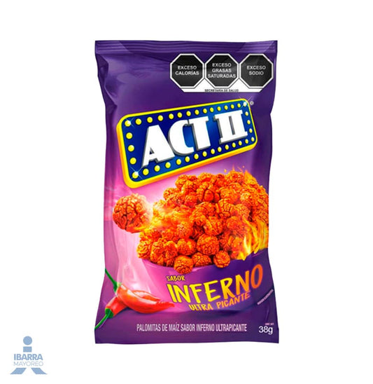Botana Palomitas Act II Inferno 38 g