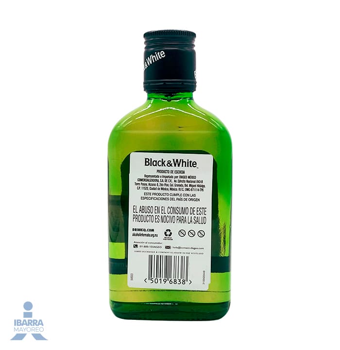 Whisky Black & White 200 ml