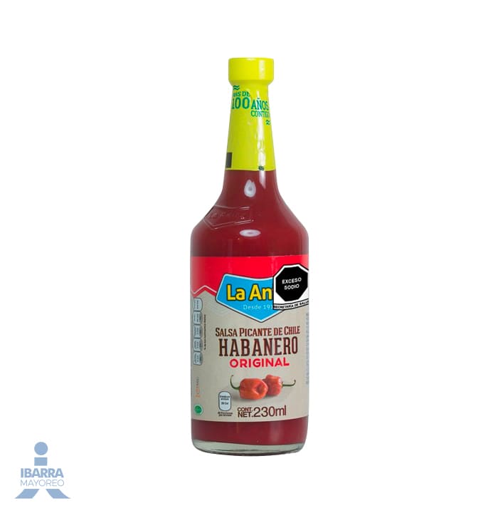 Salsa Habanera Roja La Anita 230 ml