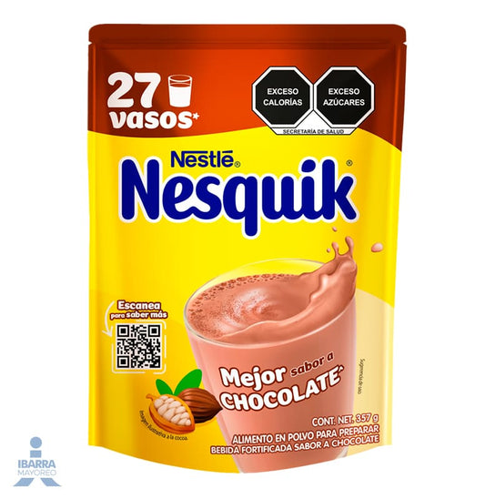 Alimento en polvo Nesquik sabor a chocolate 357 g