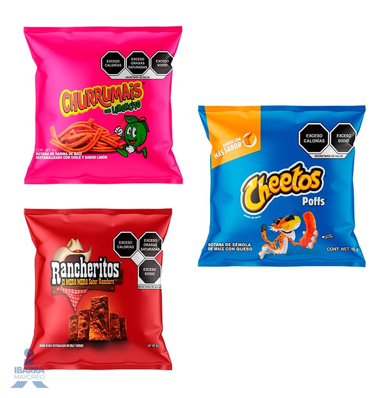 Sabritas Minis 50 pzas.