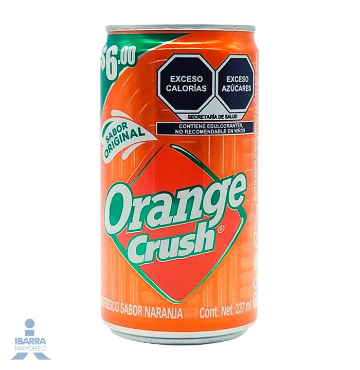 Refresco Orange Crush Original Lata 237 ml