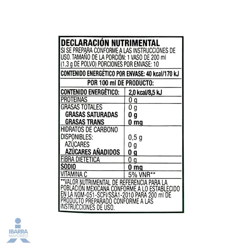 Bebida en Polvo Zuko Sabor Coco 13 g