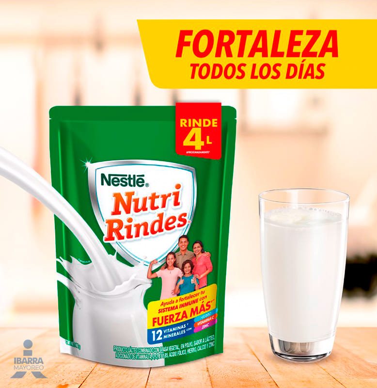 Lácteo en polvo Nestlé NutriRindes doypack 460 g