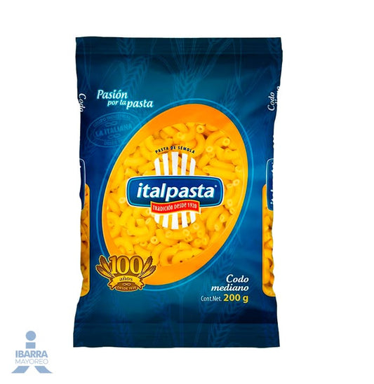 Pasta Italpasta Codo Mediano 200 g