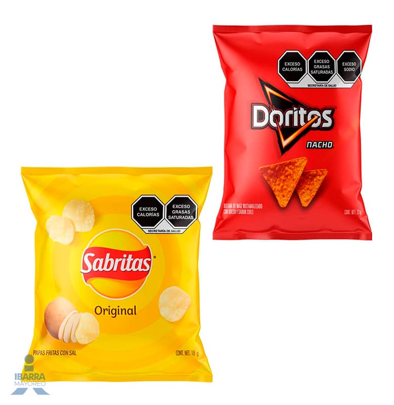 Sabritas Minis 50 pzas.