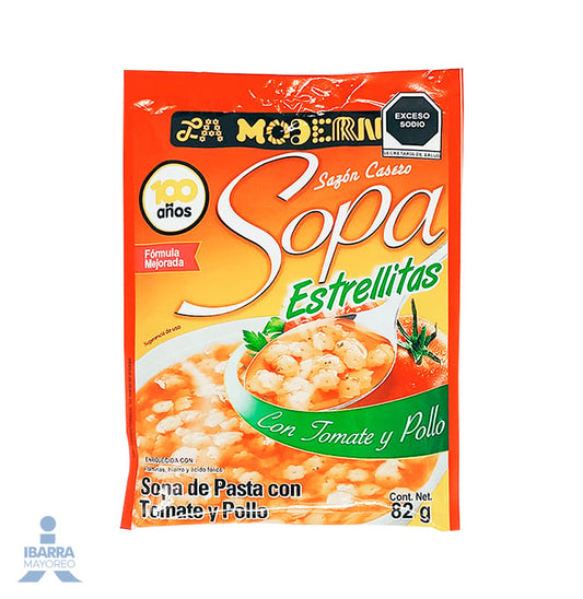 Sopa La Moderna Estrellita 82 g