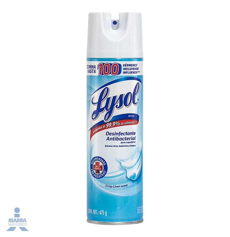 Desinfectante en Aerosol Lysol Crisp Linen 475 g