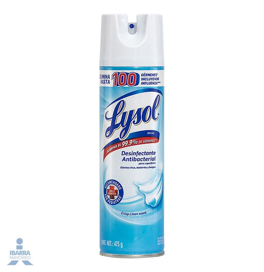 Desinfectante en Aerosol Lysol Crisp Linen 475 g