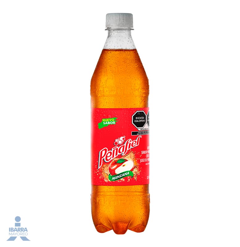 Refresco Peñafiel Manzana Roja PET 600 ml