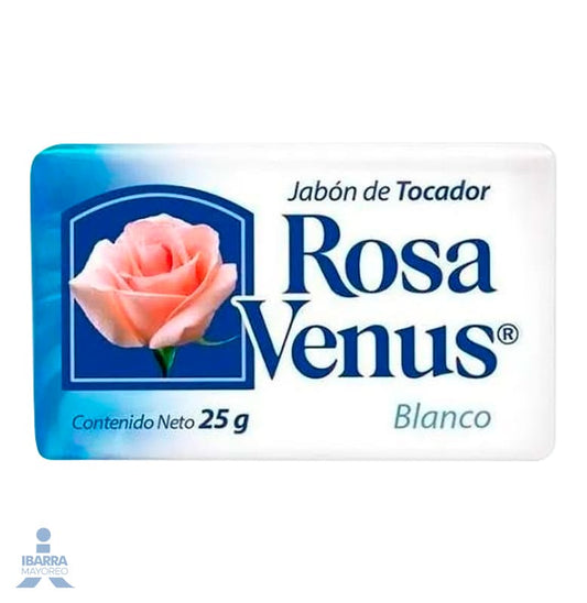 Jabón de tocador Rosa Venus Blanco 25 g