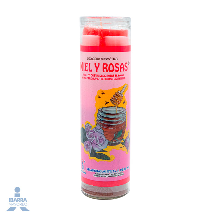Veladora Mística Miel y Rosas 105K