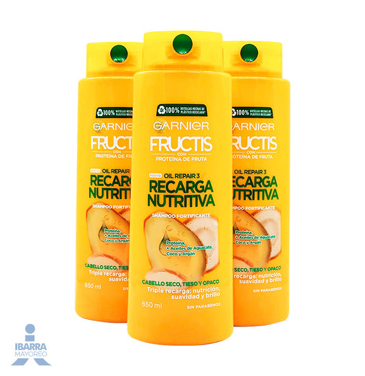 Shampoo Garnier Fructis Recraga Nutritiva 650 ml