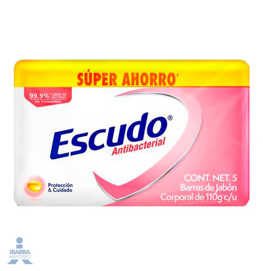 Jabón de tocador Escudo Rosa 5/110 g