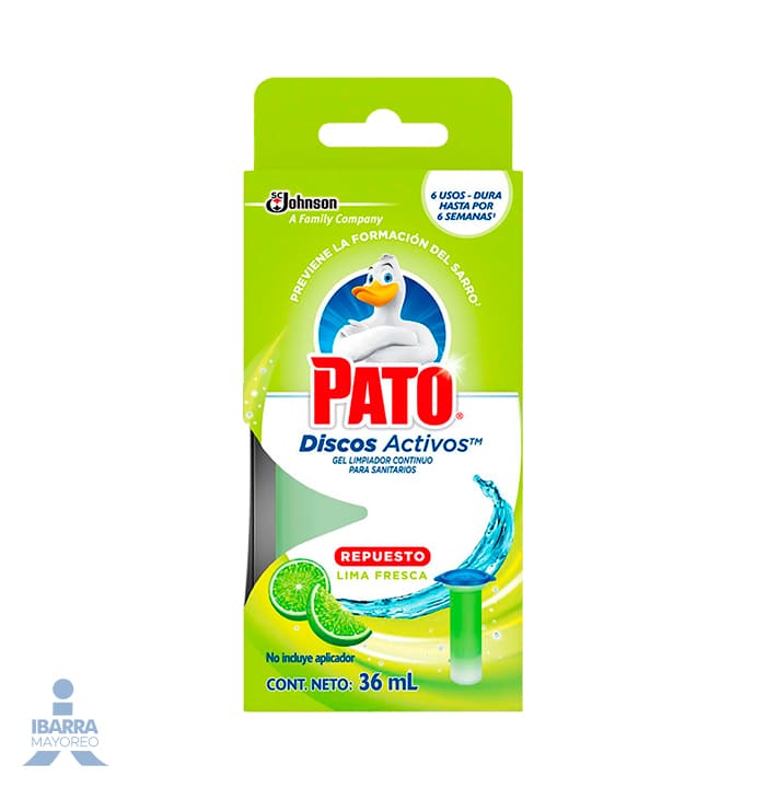 Discos Activos Pato Lima Fresca Repuesto 36 ml