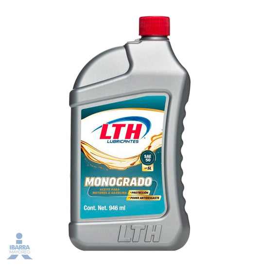 LTH Aceite Monogrado Gasolina SAE 50 SL 946 ml