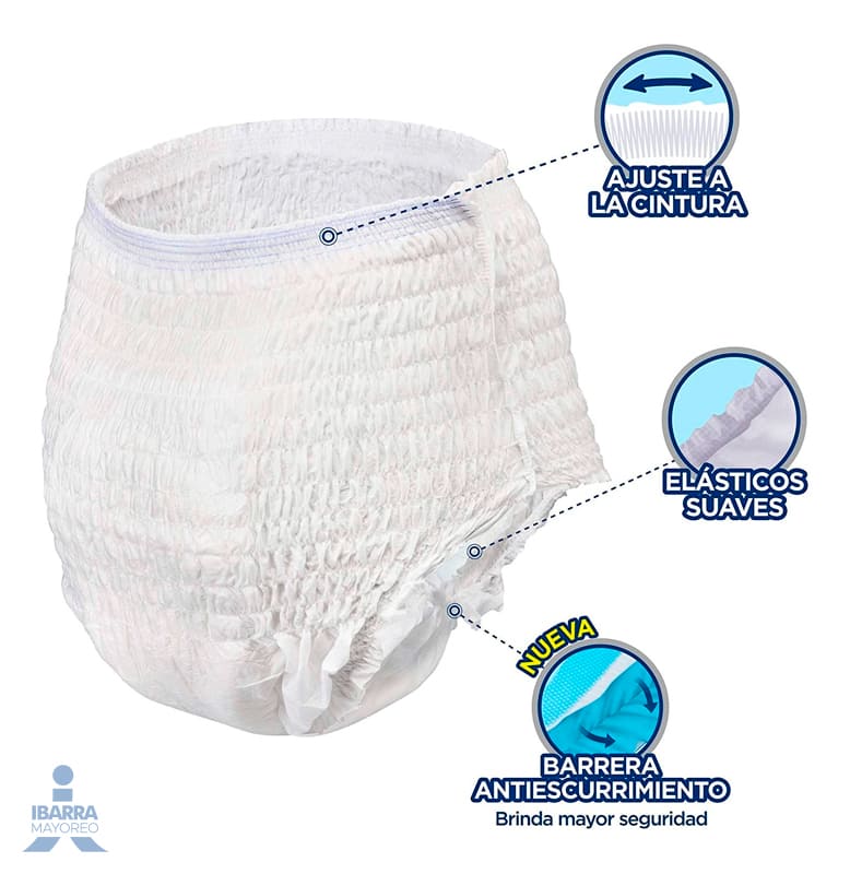 Pañal Tena Slip Maxi Protect Grande 10 pzas.