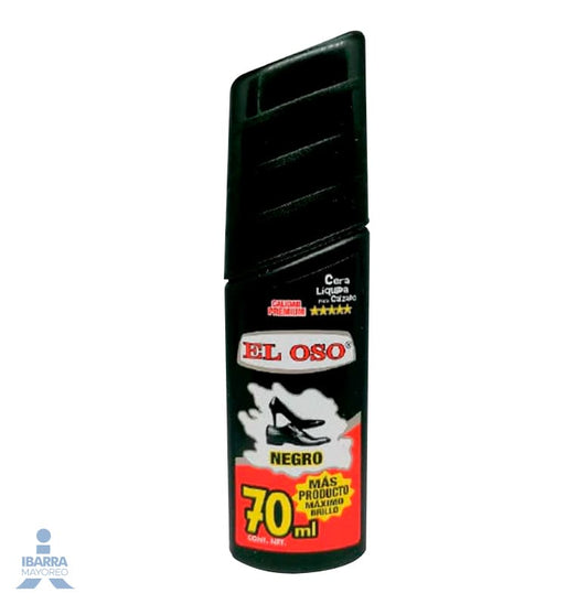 Cera líquida El Oso negra 70 ml