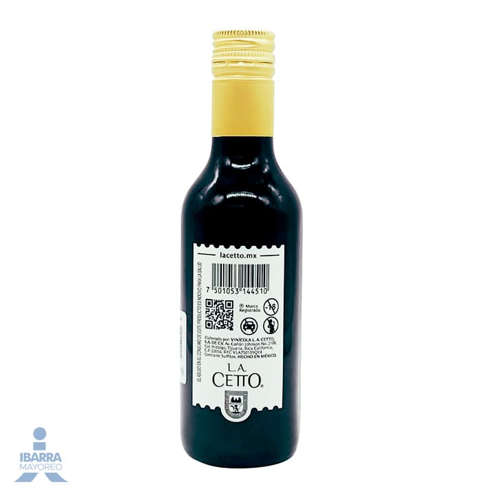 Vino Tinto La Cetto Petite Sirah 187 ml