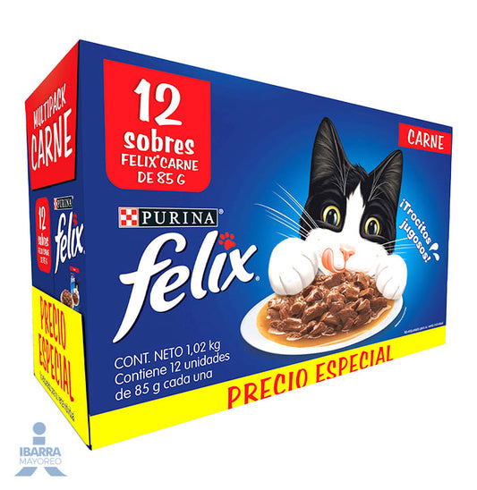 Alimento Purina Felix Carne 85 g