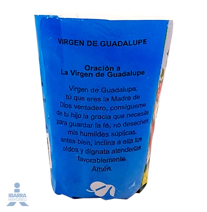 Veladora Mística Virgen de Guadalupe Grande Repuesto