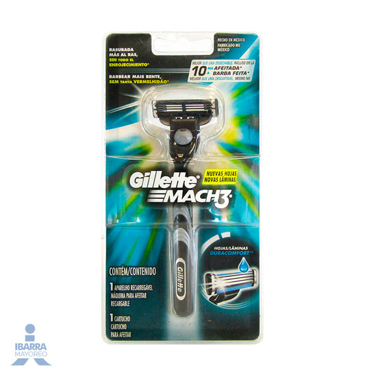 Rastrillo Gillette Mach3 1 pza.