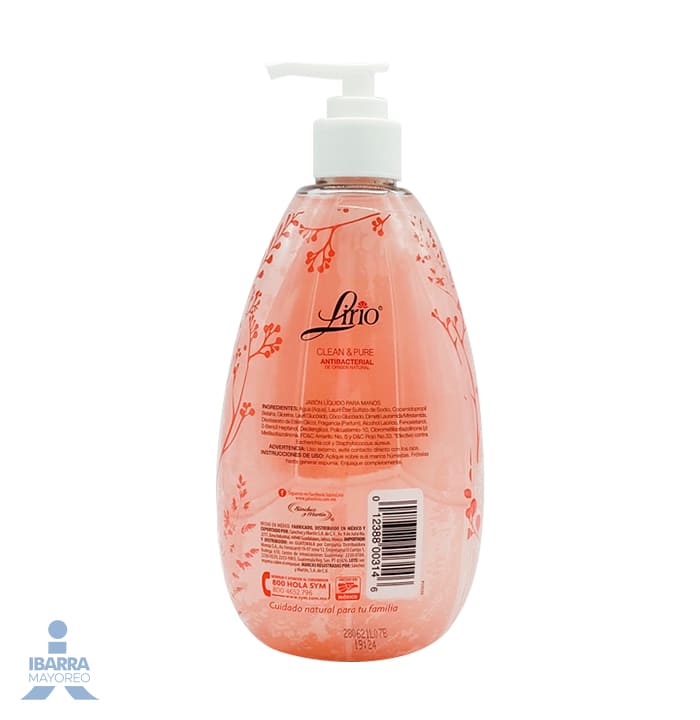 Jabón Líquido Lirio Para Manos Granada 500 ml