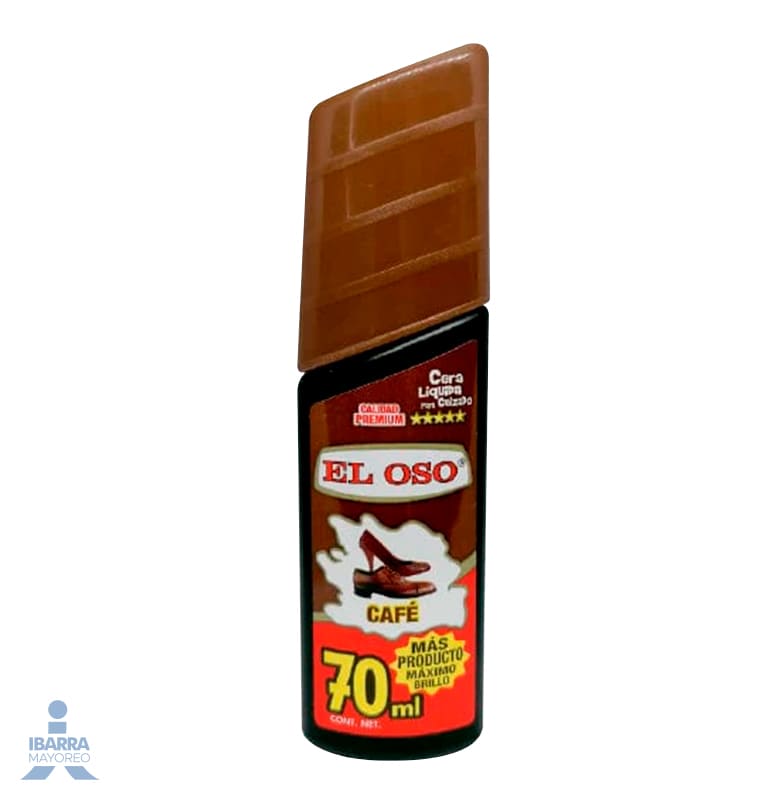 Cera líquida El Oso café 70 ml
