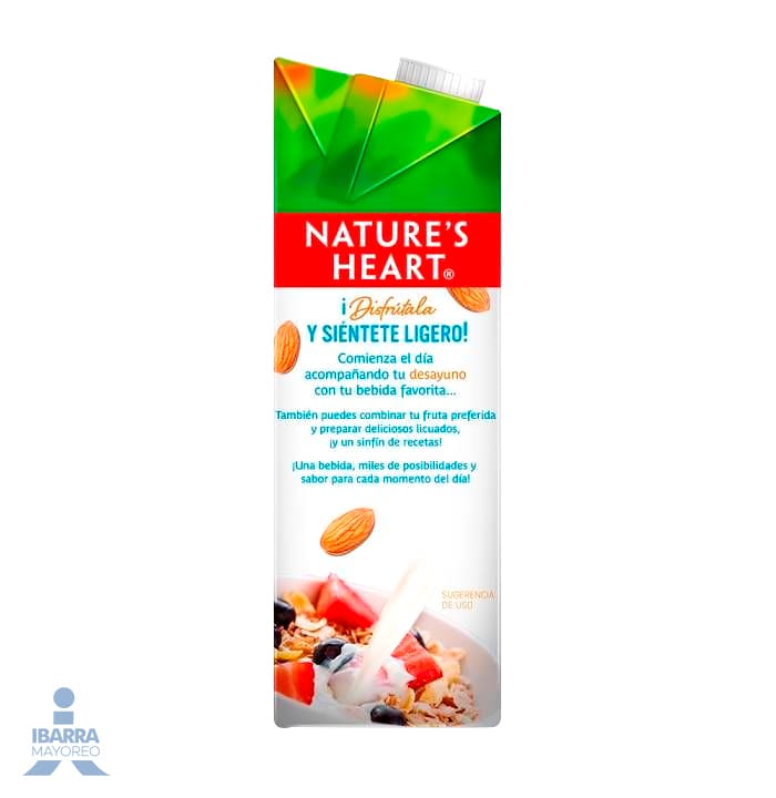 Alimento Líquido Natures Heart Almendra sin Azúcar 946 ml