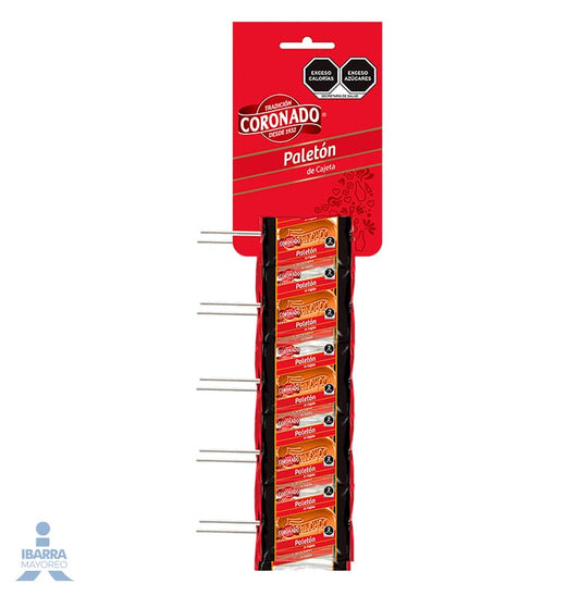 Paletón Coronado Tira 10 paletas 12 g c/u