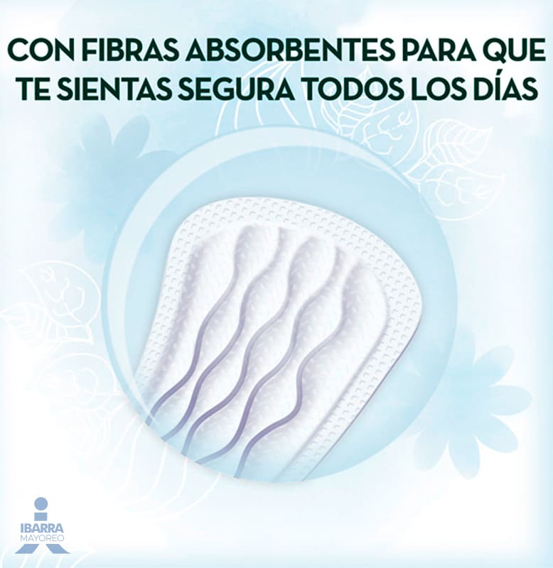 Toalla Panty Protector Naturella Sin Aroma 40 pzas.