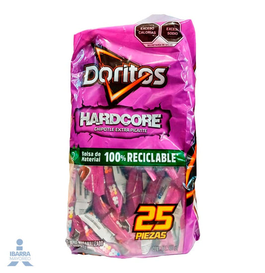 Sabritas Doritos Hardcore 25 pzas.