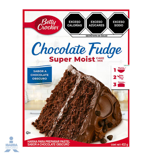Harina para Pastel Betty Crocker Chocolate Fudge 375 g