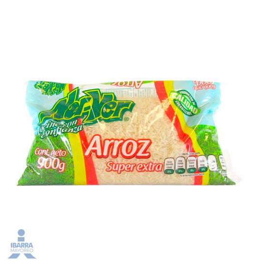 Arroz Nor-Ver Súper Extra 900 g