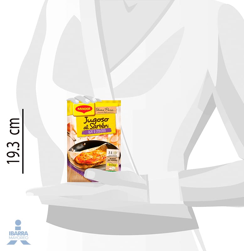 Hoja sazonadora Maggi Jugoso al Sartén Ajo y Cebolla 23.7 g
