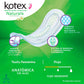 Toalla Sanitaria Kotex Anatómica Manzanilla sin alas 10 pzas.