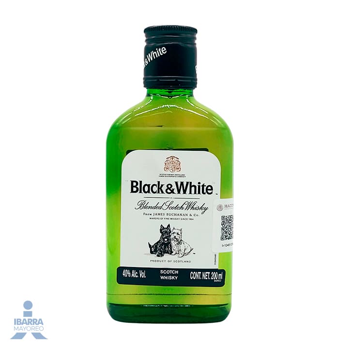 Whisky Black & White 200 ml