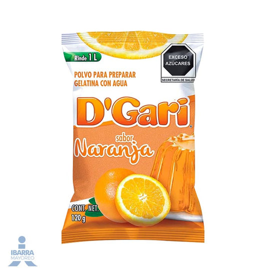 Gelatina D Gari Naranja 120 g