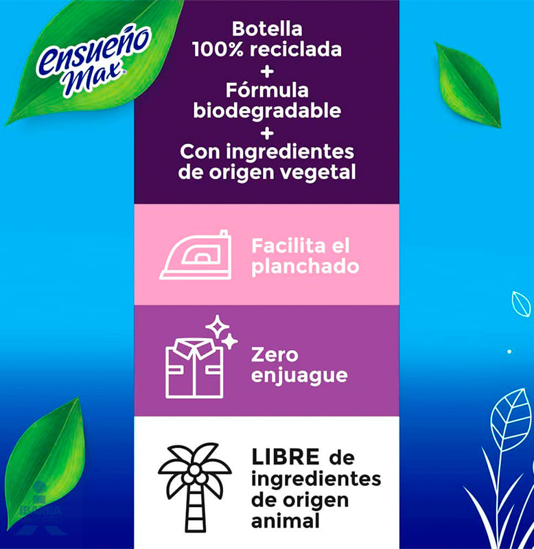 Suavizante Ensueño Max Rocío Violetas 850 ml