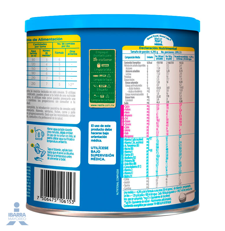 Leche Nidal Etapa 1 900 g