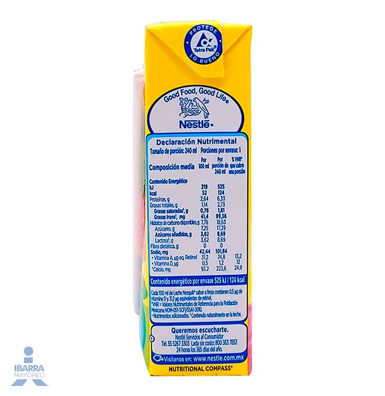 Bebida Nesquik Fresa Tetra Brick 240 ml