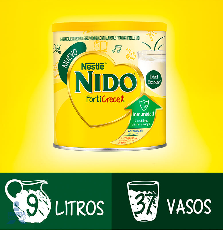 Leche Nido Forticrece Lata 1.08 kg