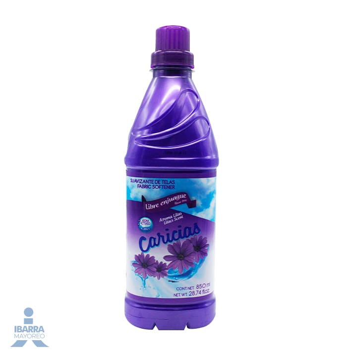 Suavizante Caricias Libre Enjuague Lilas y Violetas 850 ml