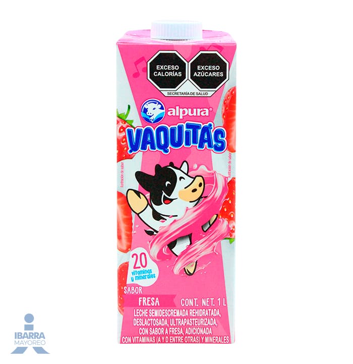Leche Alpura Fresa 1 L
