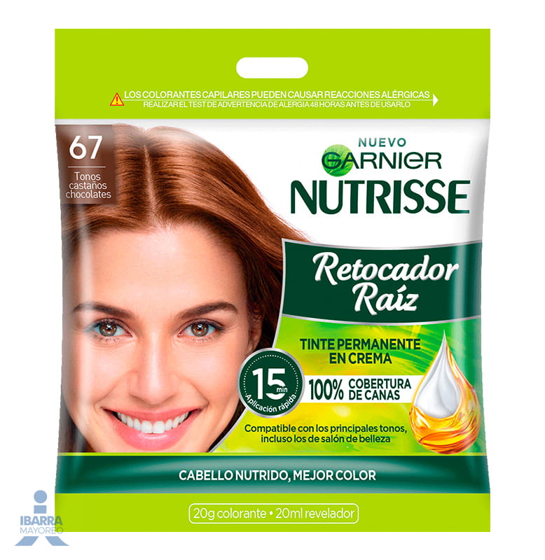 Retocador de Raíz Nutrisse Castaños Chocolates no. 6.7