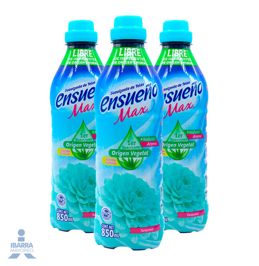 Suavizante Ensueño Max Turquesa 850 ml