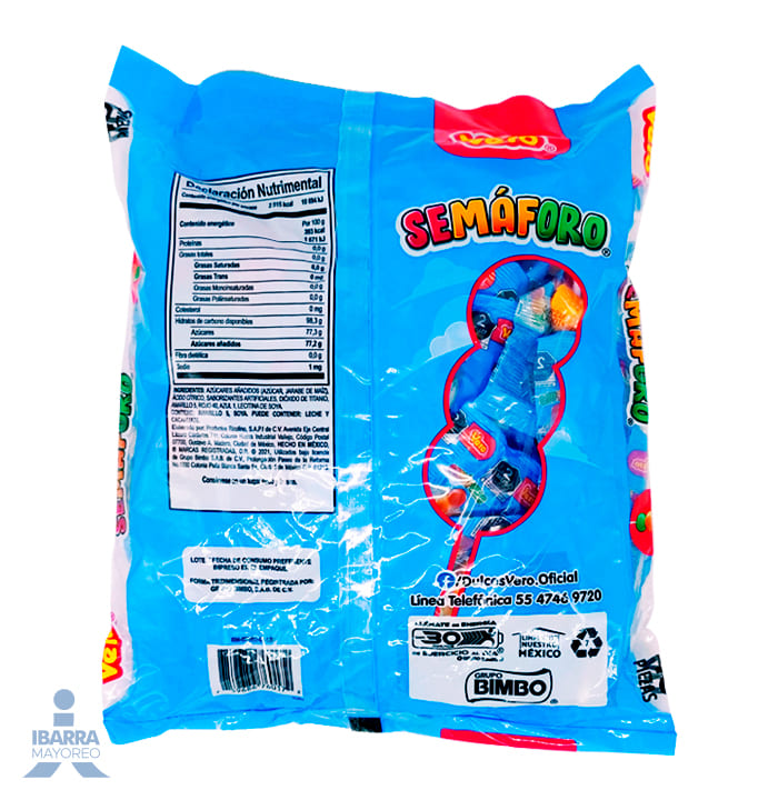 Paleta Vero Semaforito 40 pzas.